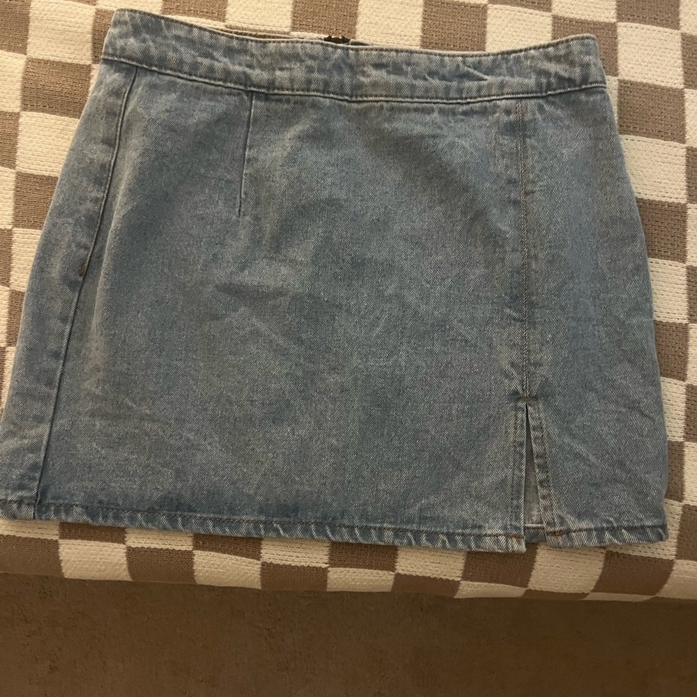 Lioness blue denim skirt